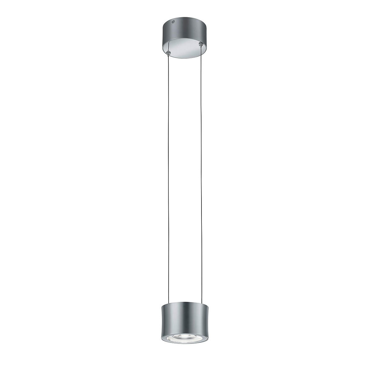 Bankamp Impulse LED Pendelleuchte, Nickel matt / Chrom