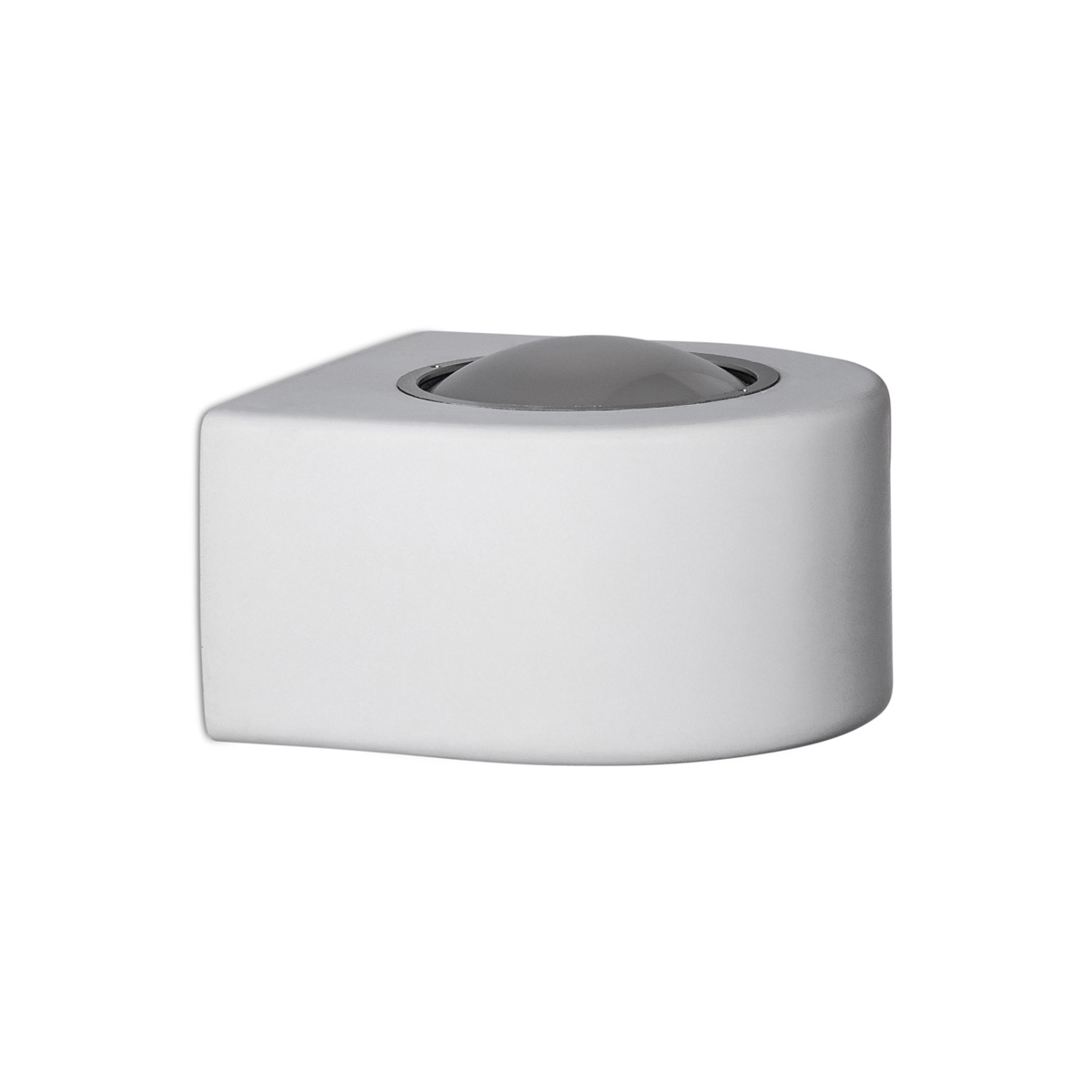 Less 'n' more Mimix Beton LED Wandstrahler, 2-flg., weiß poliert