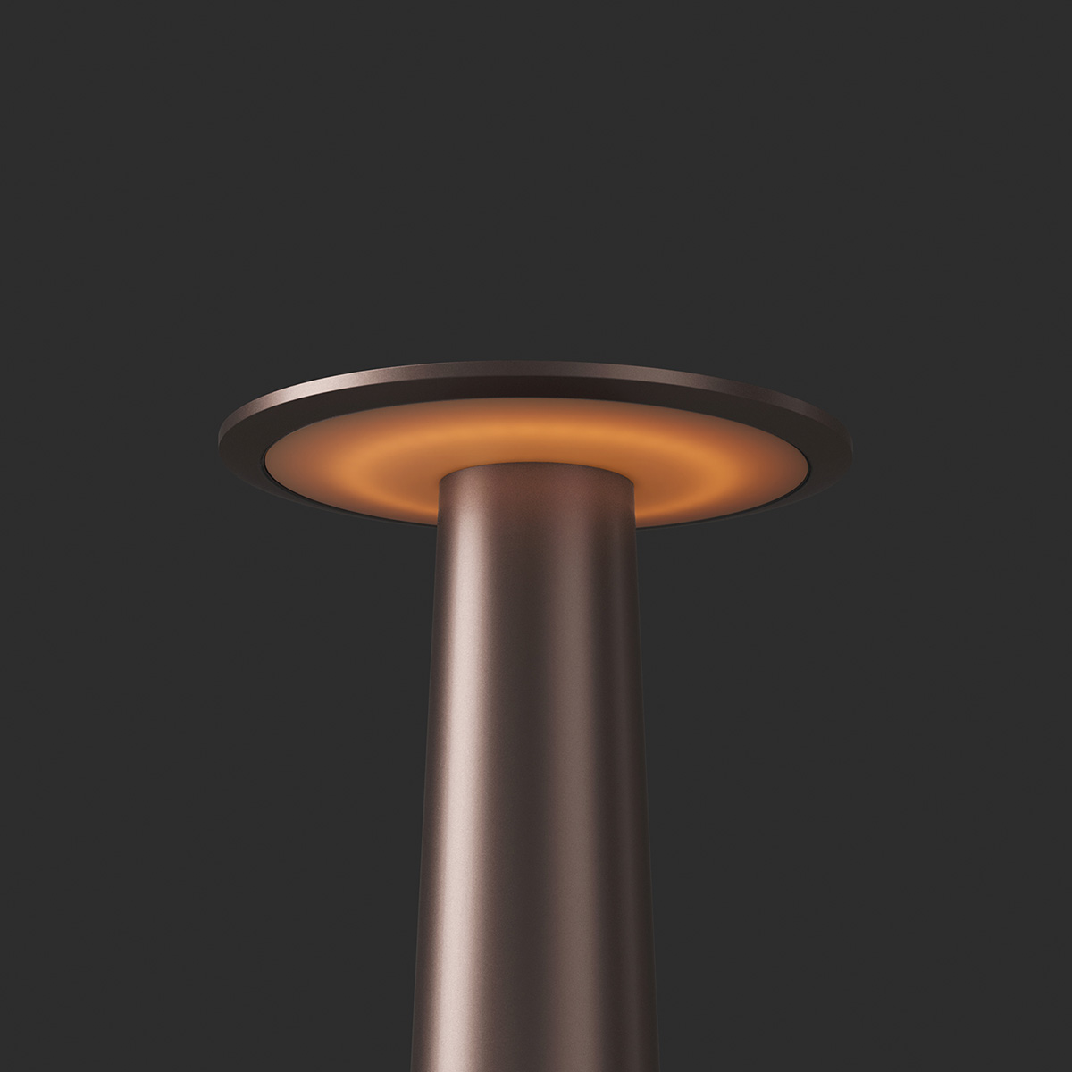IP44.DE Lix mini LED Akkuleuchte, Dim-to-Amber, bright bronze (Bronze)