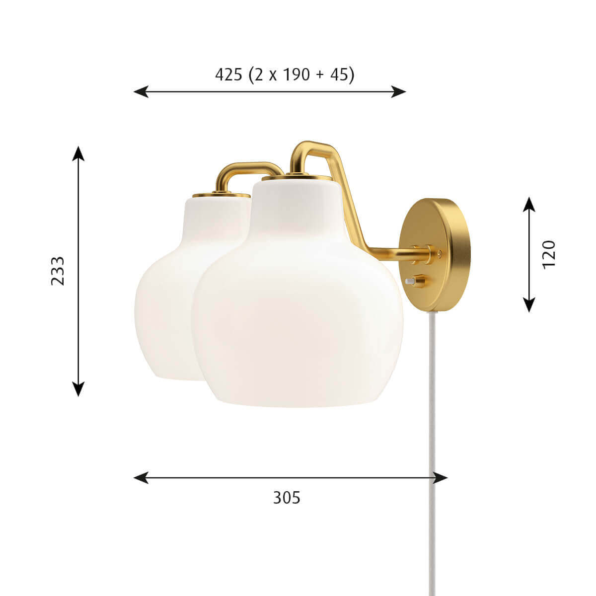 VL Ring Crown 2 Wandleuchte