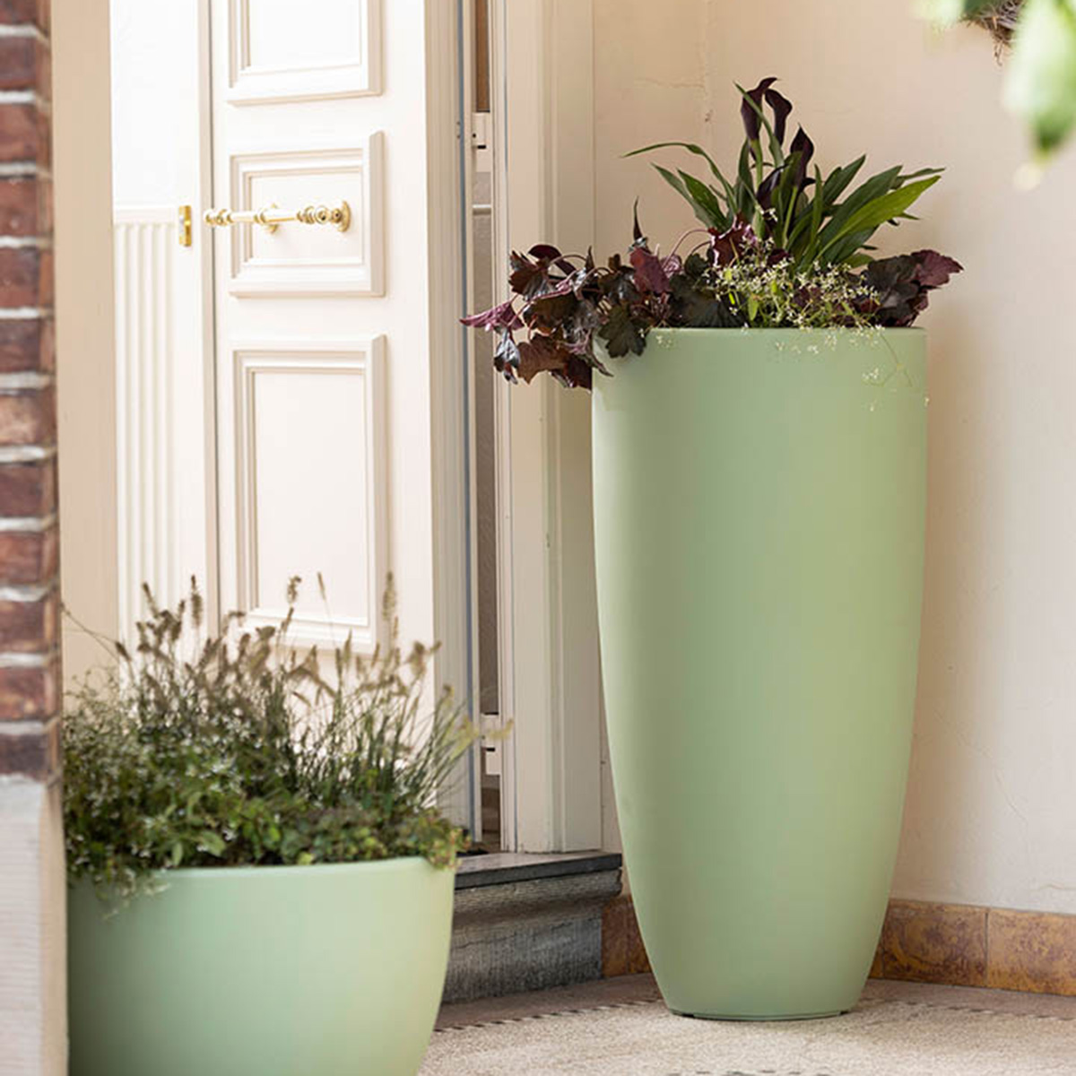 8 seasons design Shining Curvy Pot XL Dekoleuchte, mintgrün