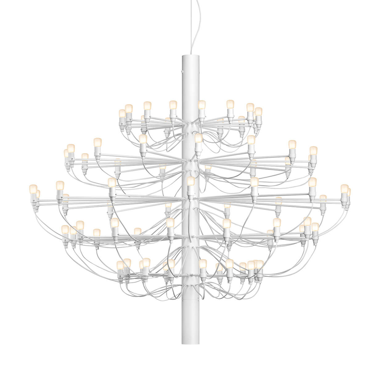 Flos 2097/75 Pendelleuchte, inkl. LED 2700 K frosted, weiß matt (©Piero Fasanotto)