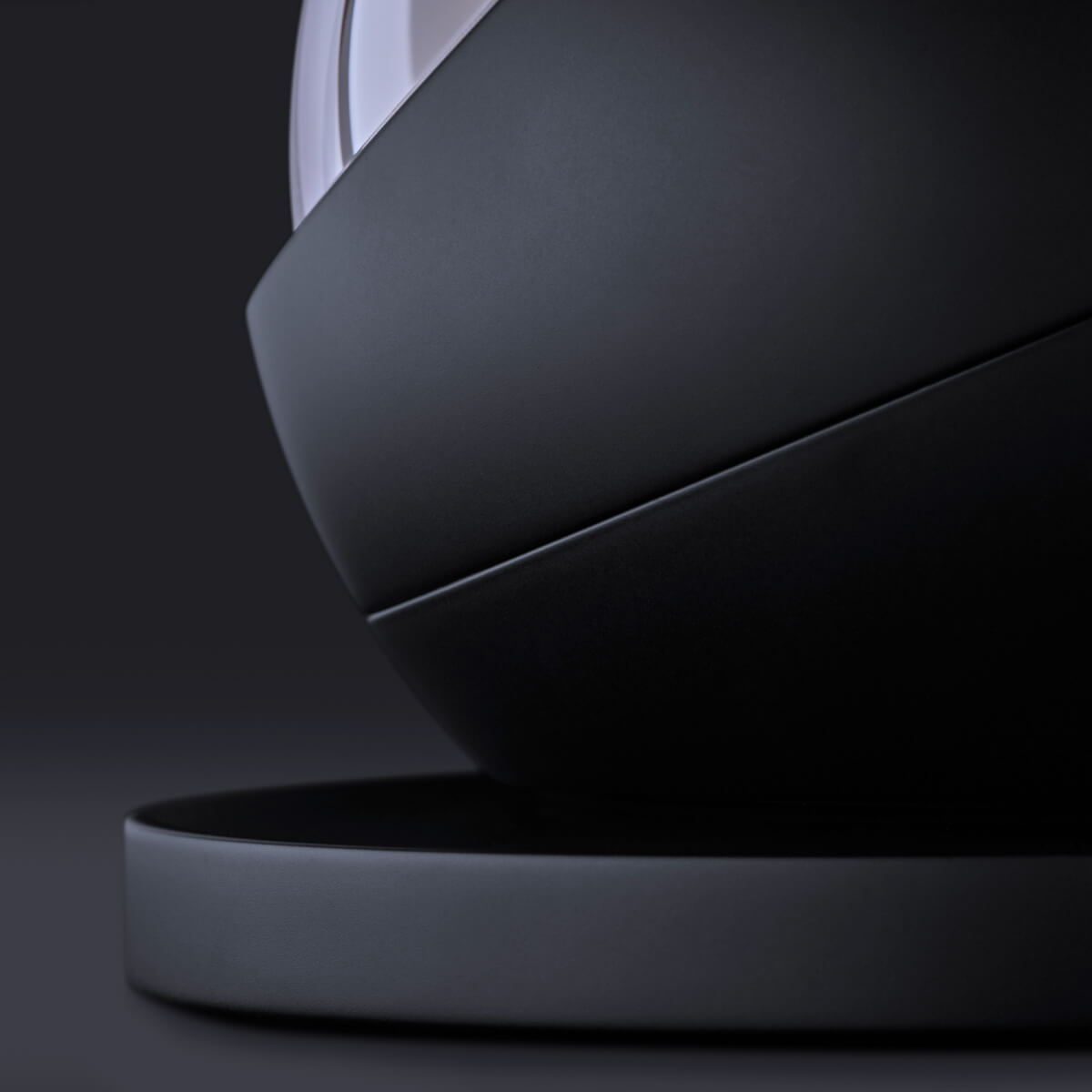 Occhio Sito basso Volt S80 Bodenleuchte, schwarz matt