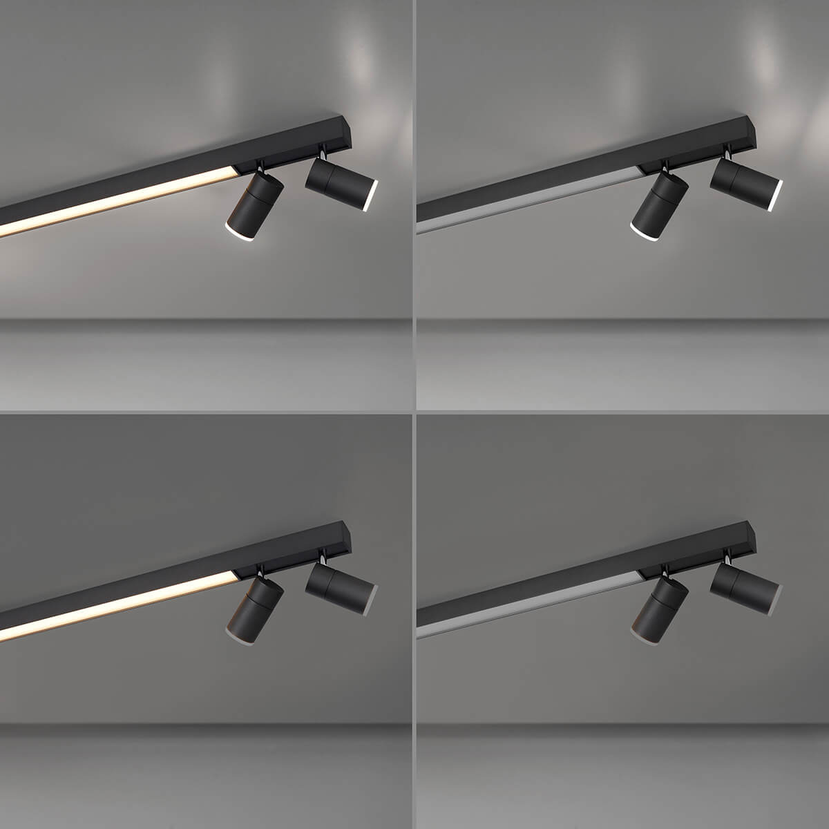 Neuhaus PURE Lines Spot LED Deckenstrahler, getrennt schaltbar