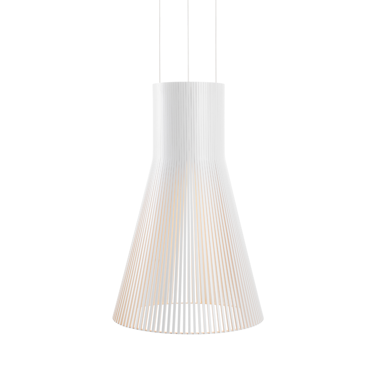 Secto Design Magnum 4202 Pendelleuchte, weiß laminiert, Kabel: weiß