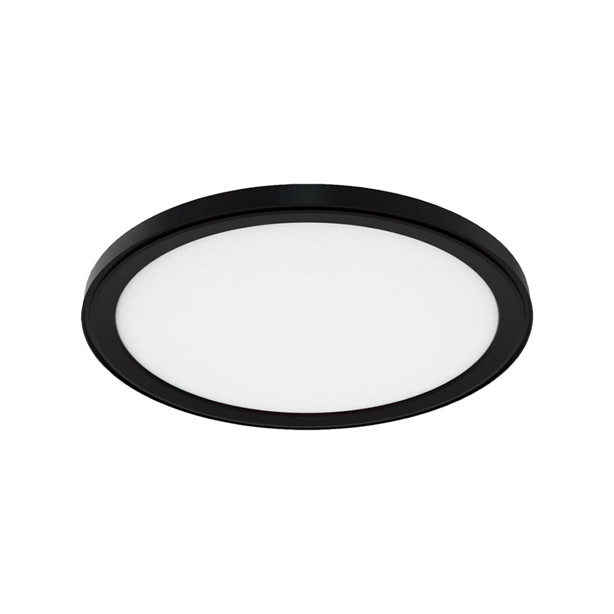 Mobilux Ambienta LED Wand- / Deckenleuchte, Ø: 54 cm, schwarz