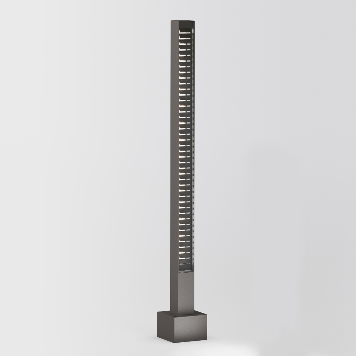IP44.DE Lin LED Pollerleuchte, Höhe: 76 cm, cool brown (braun)