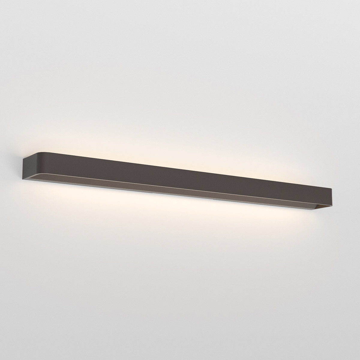 Rotaliana Frame W4 LED Wandleuchte, 2700 K, Kaffee-Braun
