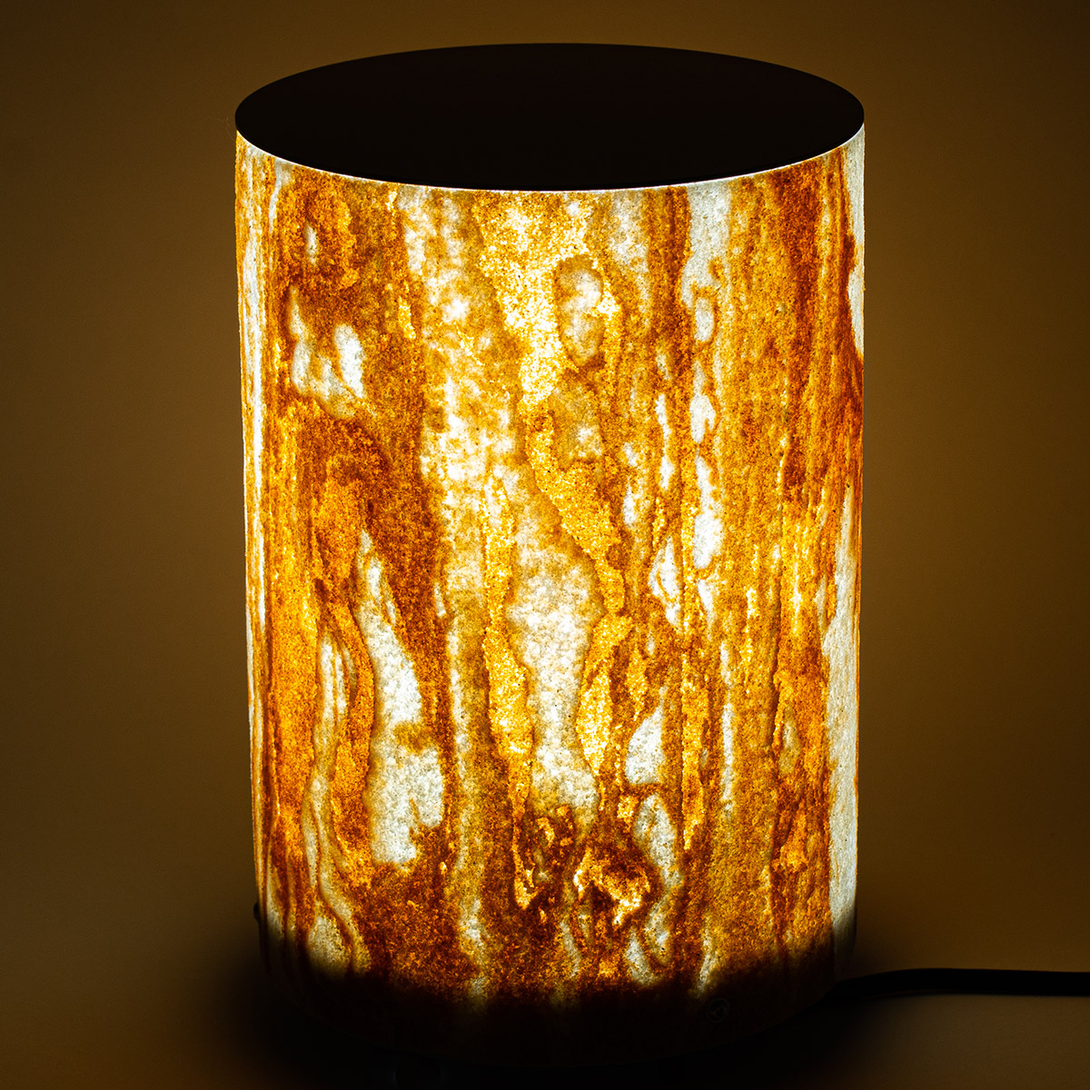Epstein-Design Apollo Sahara LED Stehleuchte / Lichtsäule, Höhe: 31 cm, Sandstein