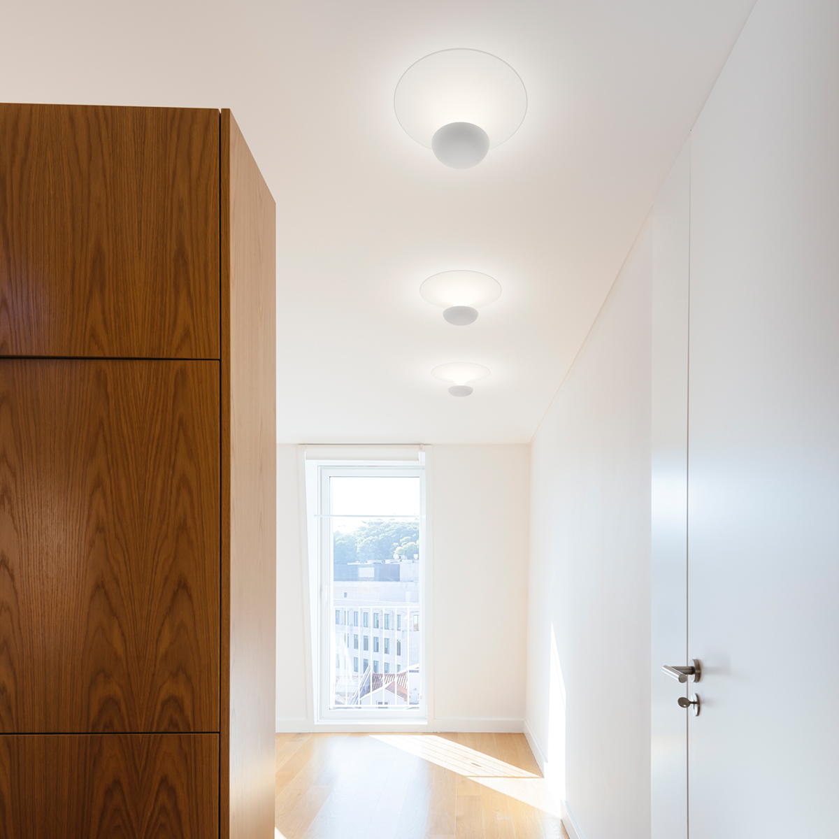 Vibia Funnel 2013 LED Wand- / Deckenleuchte, Ø: 35 cm, weiß