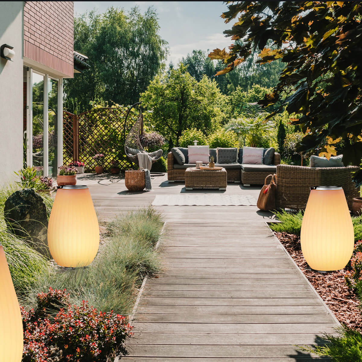 Joouls The Joouly LED Akkuleuchte, Bluetooth Lautsprecher & Weinkühler