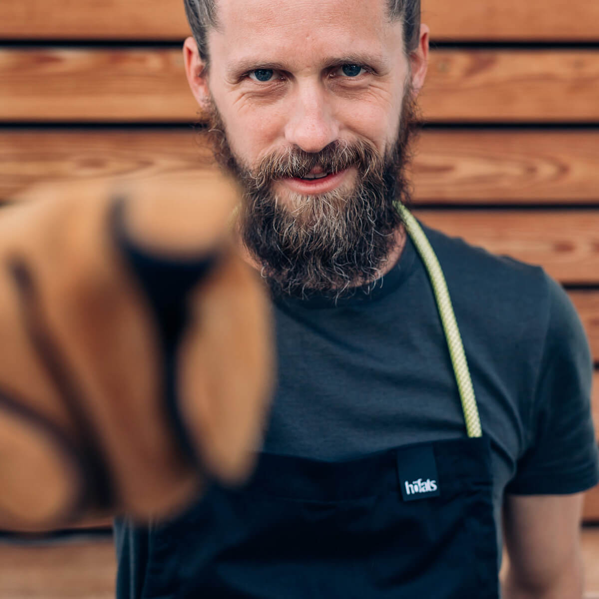 Höfats Schürze, schwarz