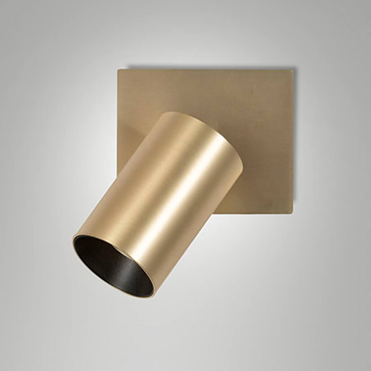 Fabas Luce Flores Deckenstrahler, 1-flg., Messing satiniert