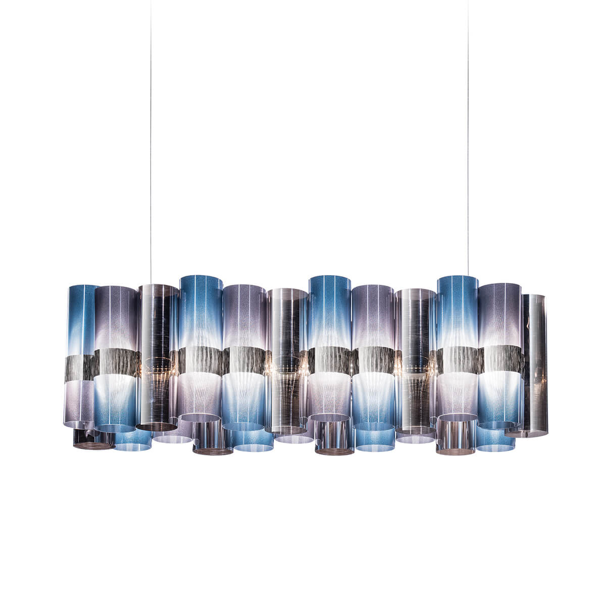 Slamp La Lollo LED Suspension Linear 100, Gradient (farbig changierend)