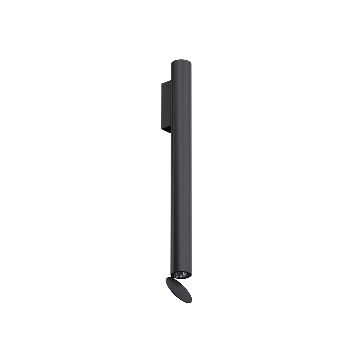Flos Flauta H500 Riga LED Wandleuchte, schwarz