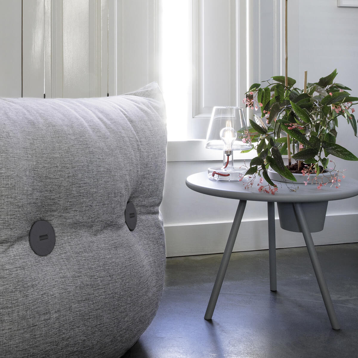 Fatboy Transloetje LED Akkuleuchte, transparent