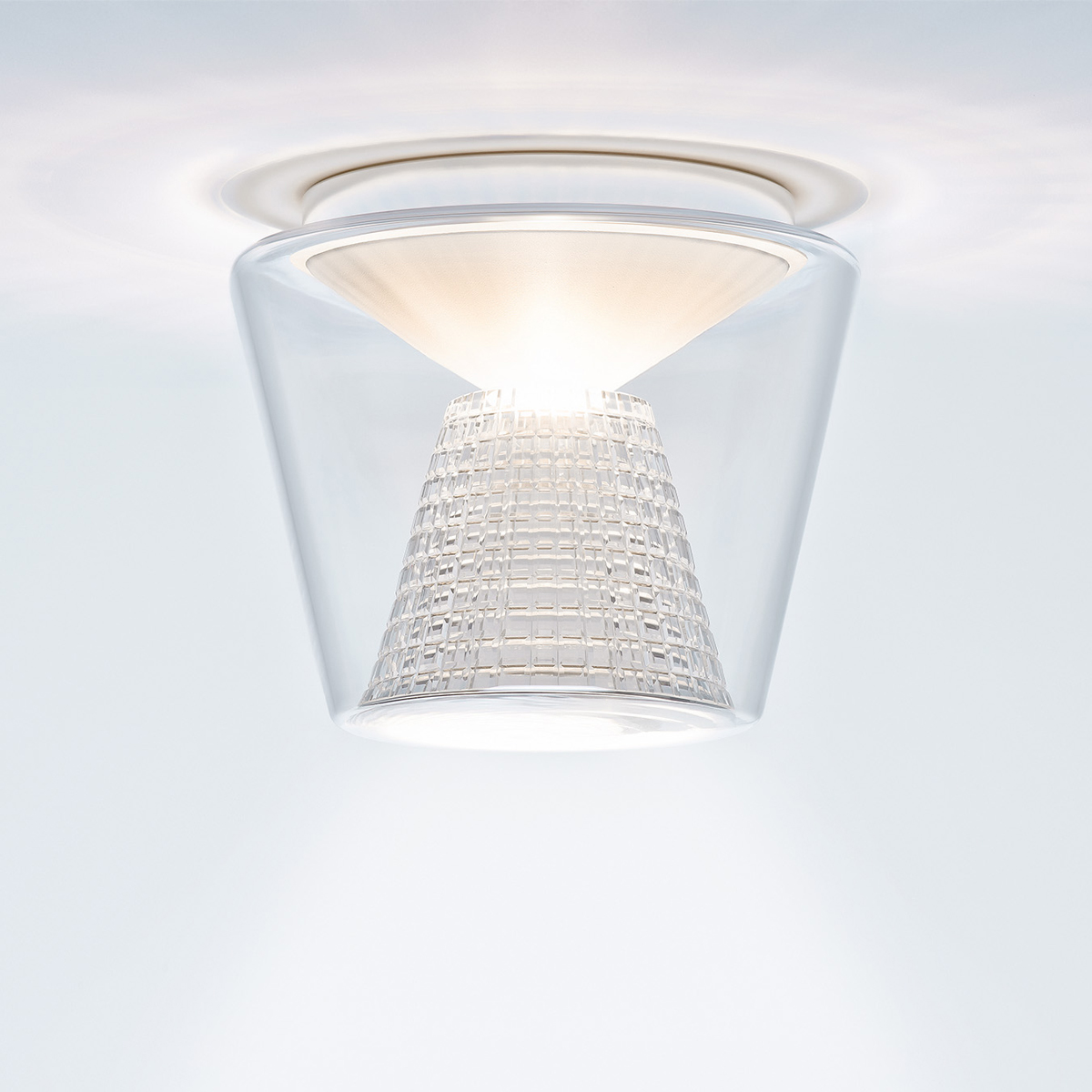 Serien.lighting Annex Ceiling Large Deckenleuchte, Schirm klar / Kristallglas