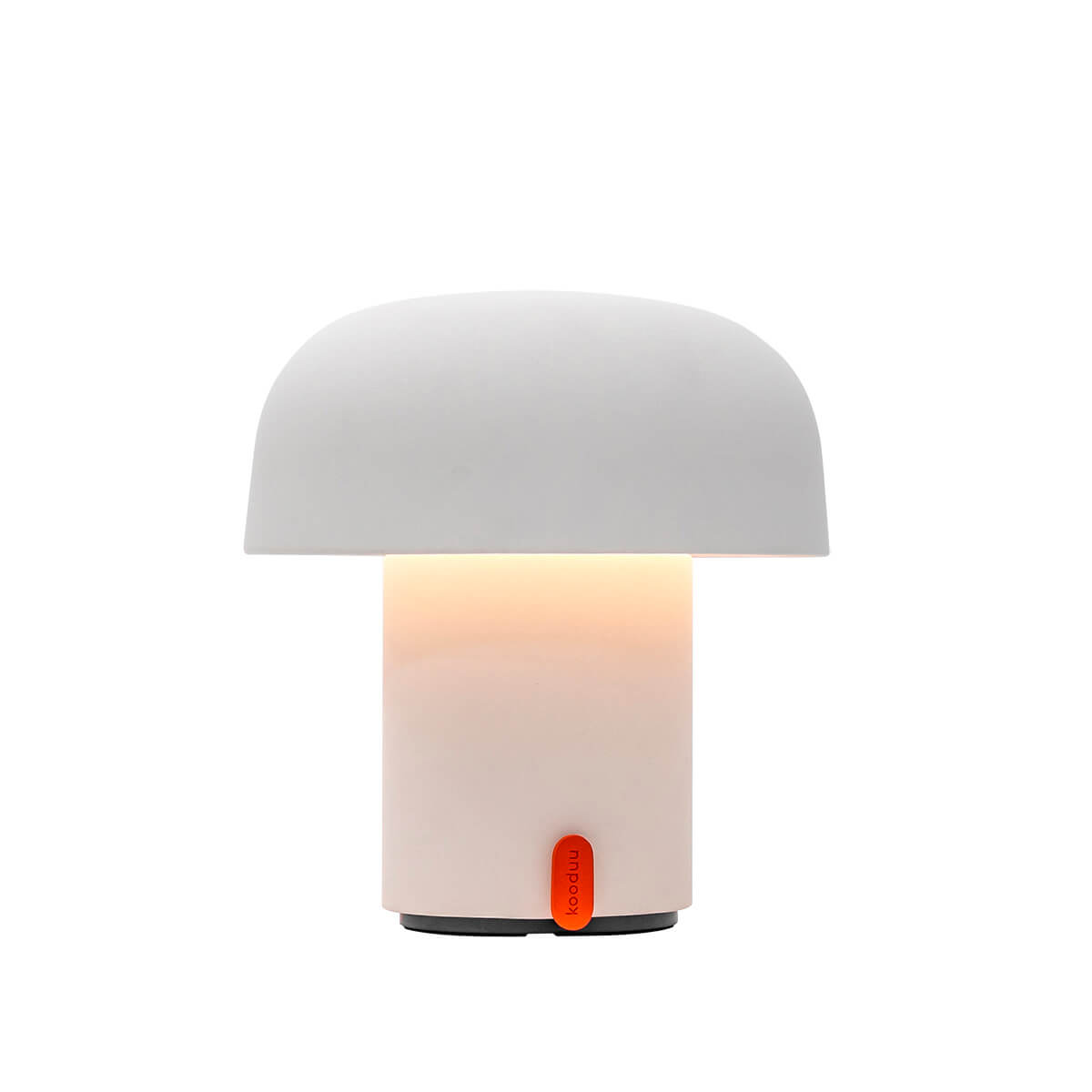 Kooduu Sensa LED Akkuleuchte, Cloudy white (weiß), Vorderseite (eingeschaltet)