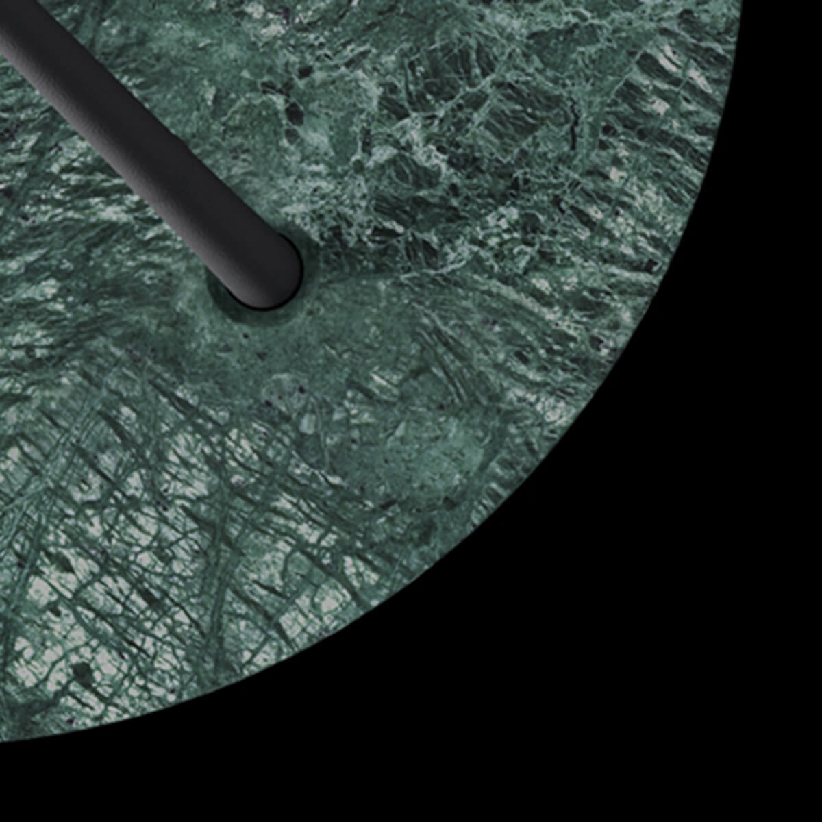 Occhio Mito largo lusso Bogenleuchte, vivo (phantom / Guatemala Marmor), Sockel