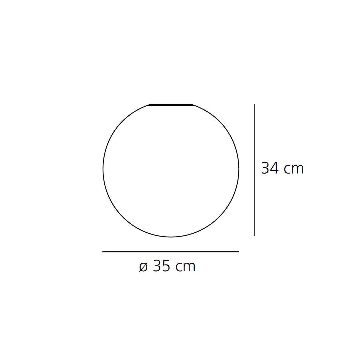 Artemide Dioscuri Parete / Soffitto, Ø: 35 cm