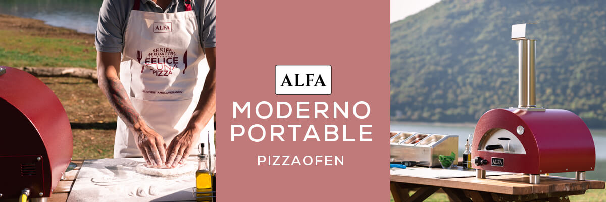Kategoriebanner Marke Alfa Forni Moderno Portable Pizzaofen Kategoriebanner Marke Alfa Forni Moderno Portable Pizzaofen