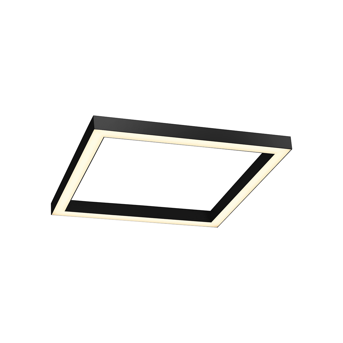 Neuhaus PURE Lines Square LED Deckenleuchte, 55 x 55 cm, anthrazit