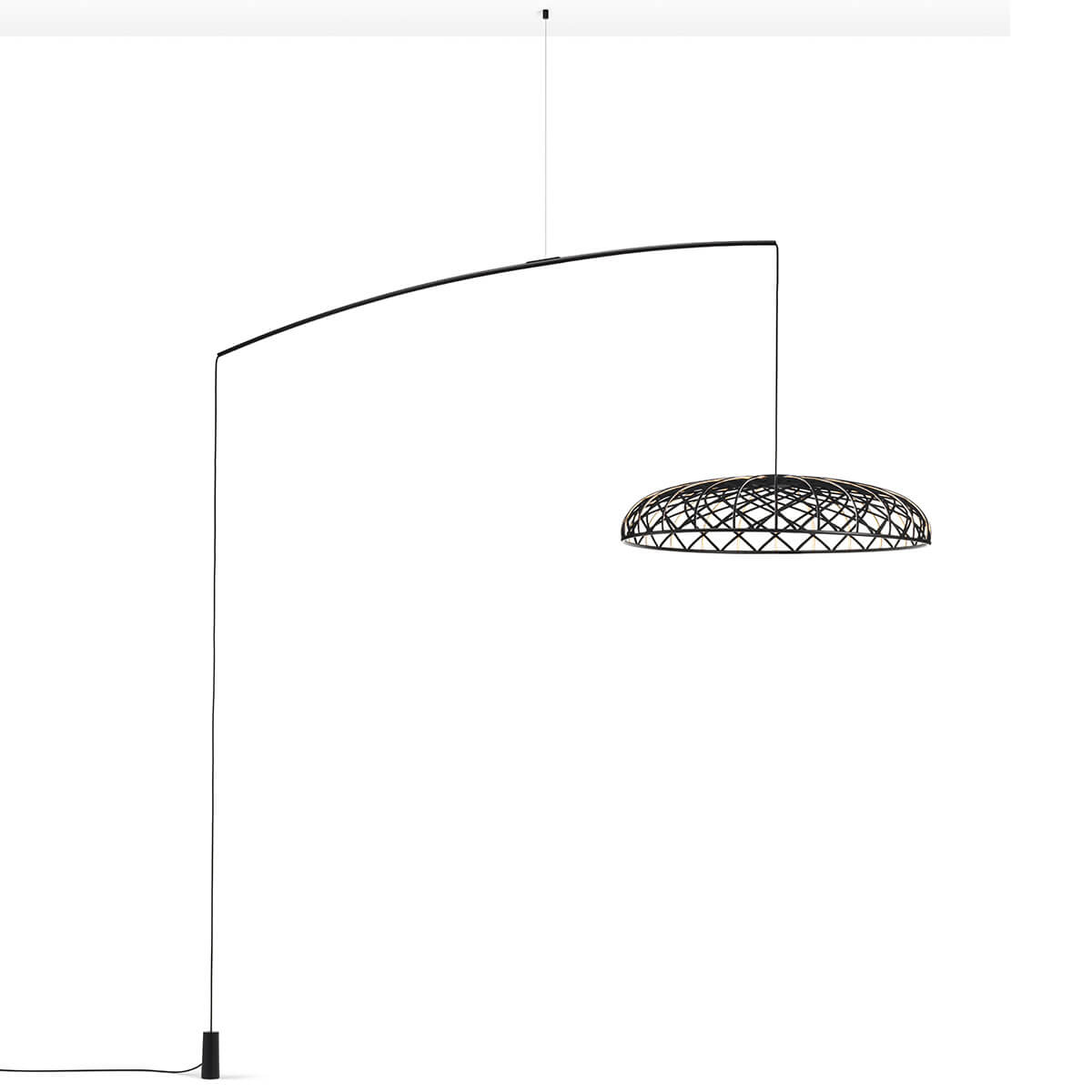 Flos Skynest Motion LED Boden-Pendelleuchte, anthrazit
