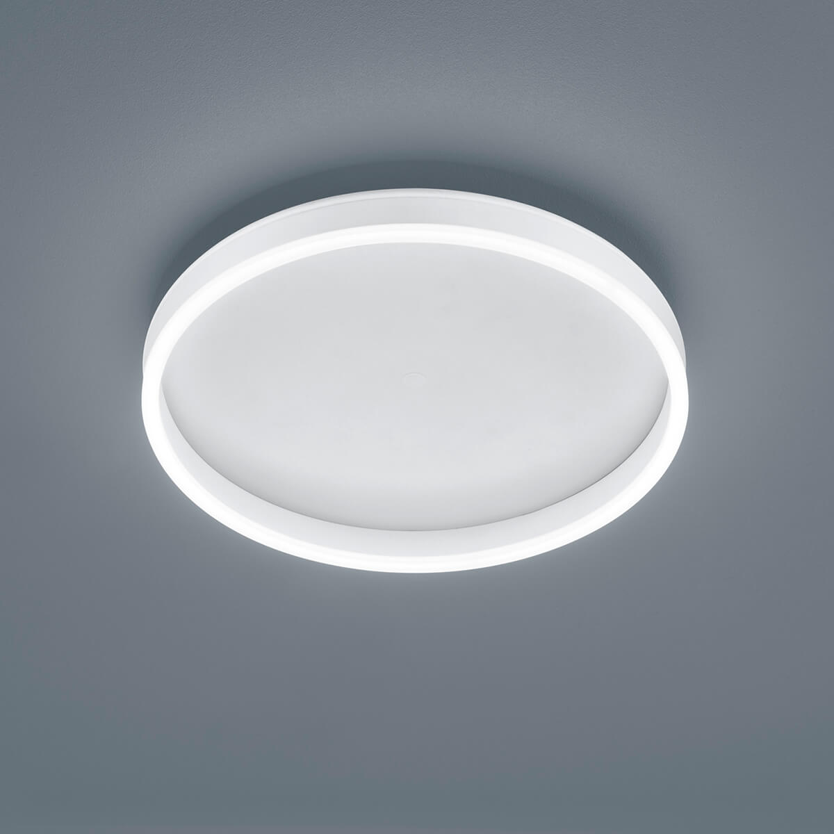 Helestra Sona LED Deckenleuchte, Ø: 40 cm mit Casambi-Modul, weiß matt