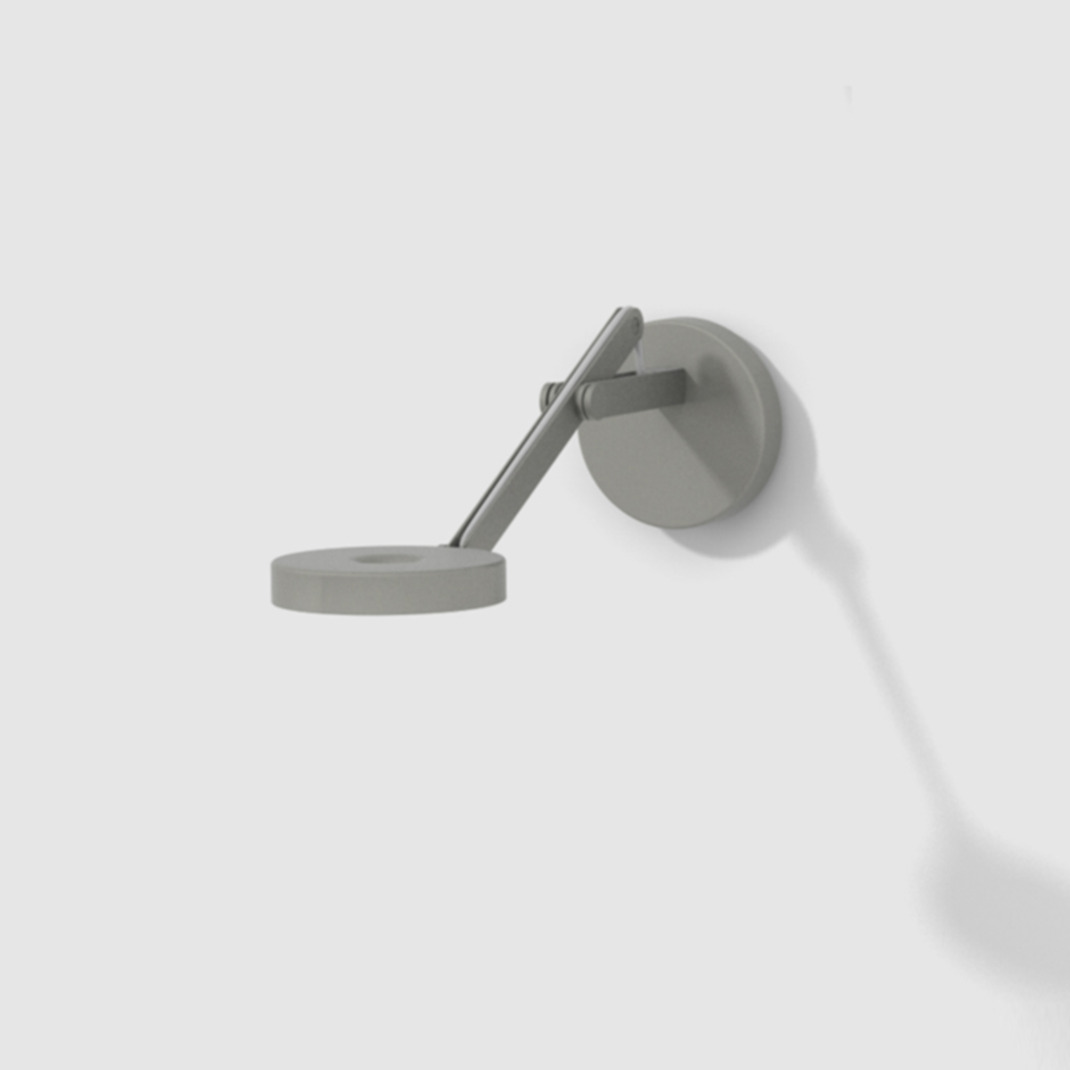 Rotaliana String W0 LED Wandleuchte mit Verstellband: silberfarben, graphit