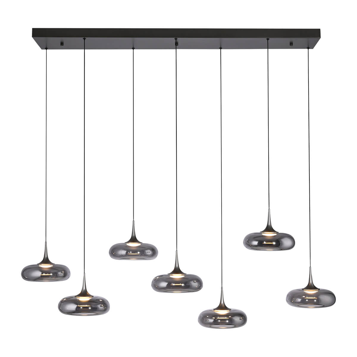 Posh LED Pendelleuchte, 7-flg.