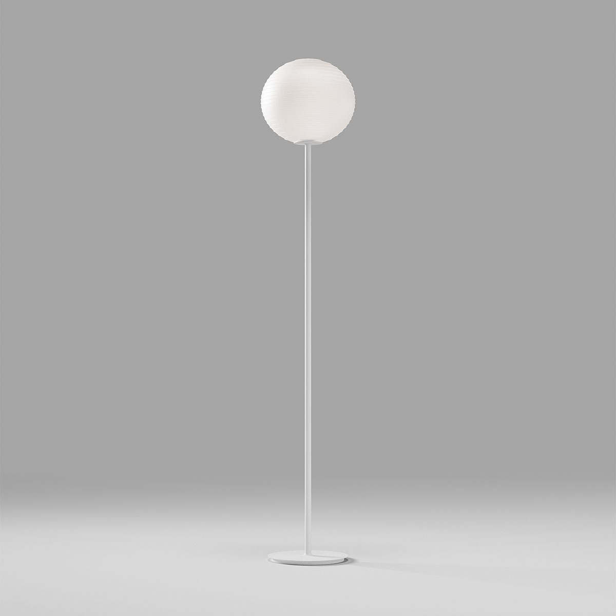 Rotaliana Flow Glass Stehleuchte, F2, Höhe: 175 cm, weiß