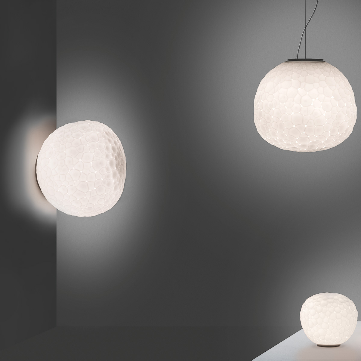 Artemide Design Meteorite Leuchtenfamilie