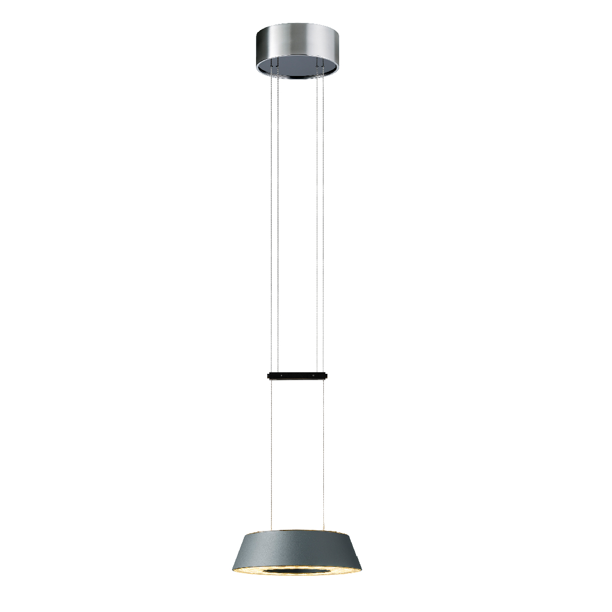 Oligo Glance LED Pendelleuchte, grau matt