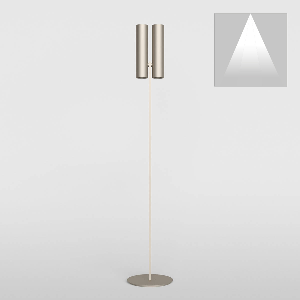 Beam angle: 50°, bronze