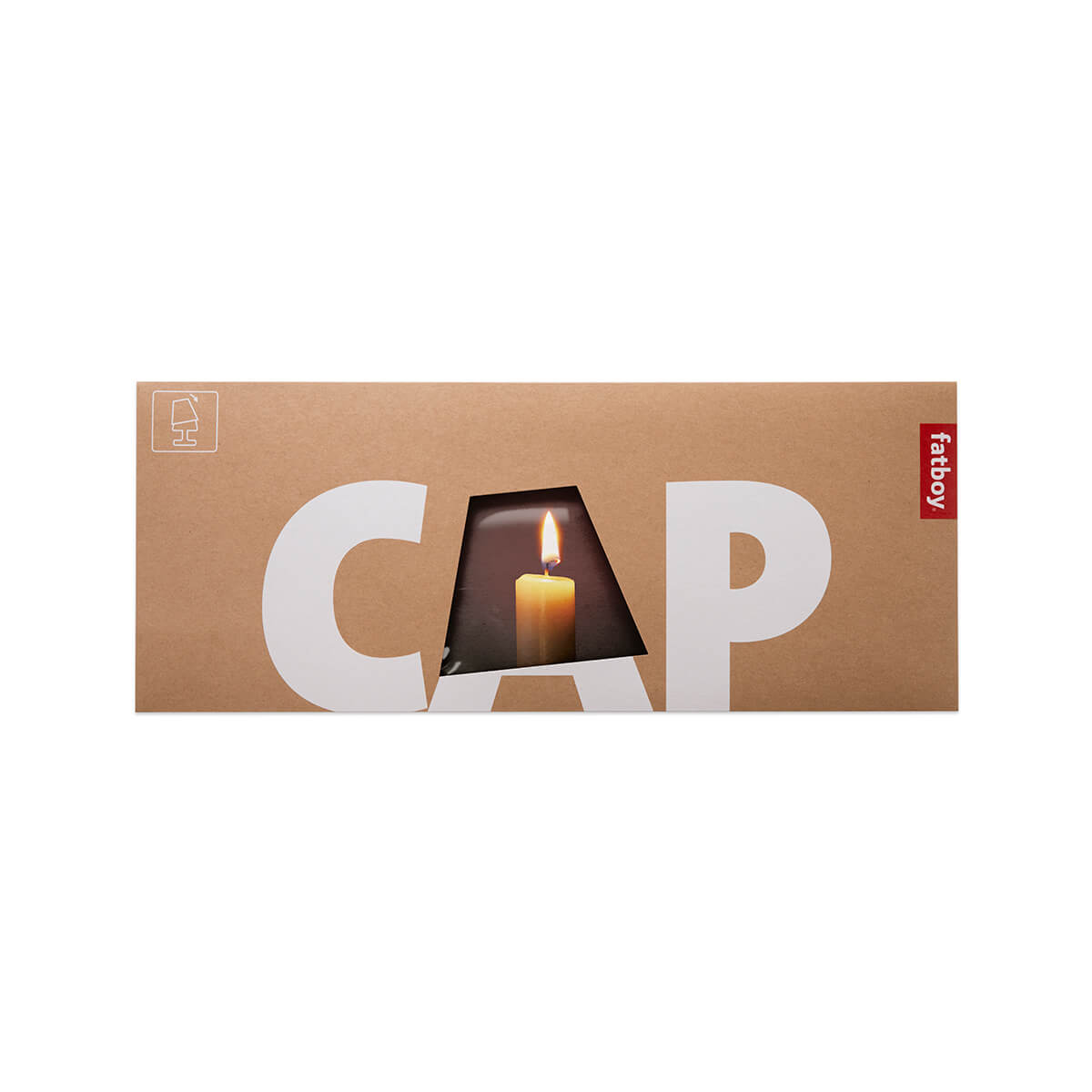 Fatboy Cooper Cappie Candlelight für Edison the Petit, Kerzenmotiv, Verpackung