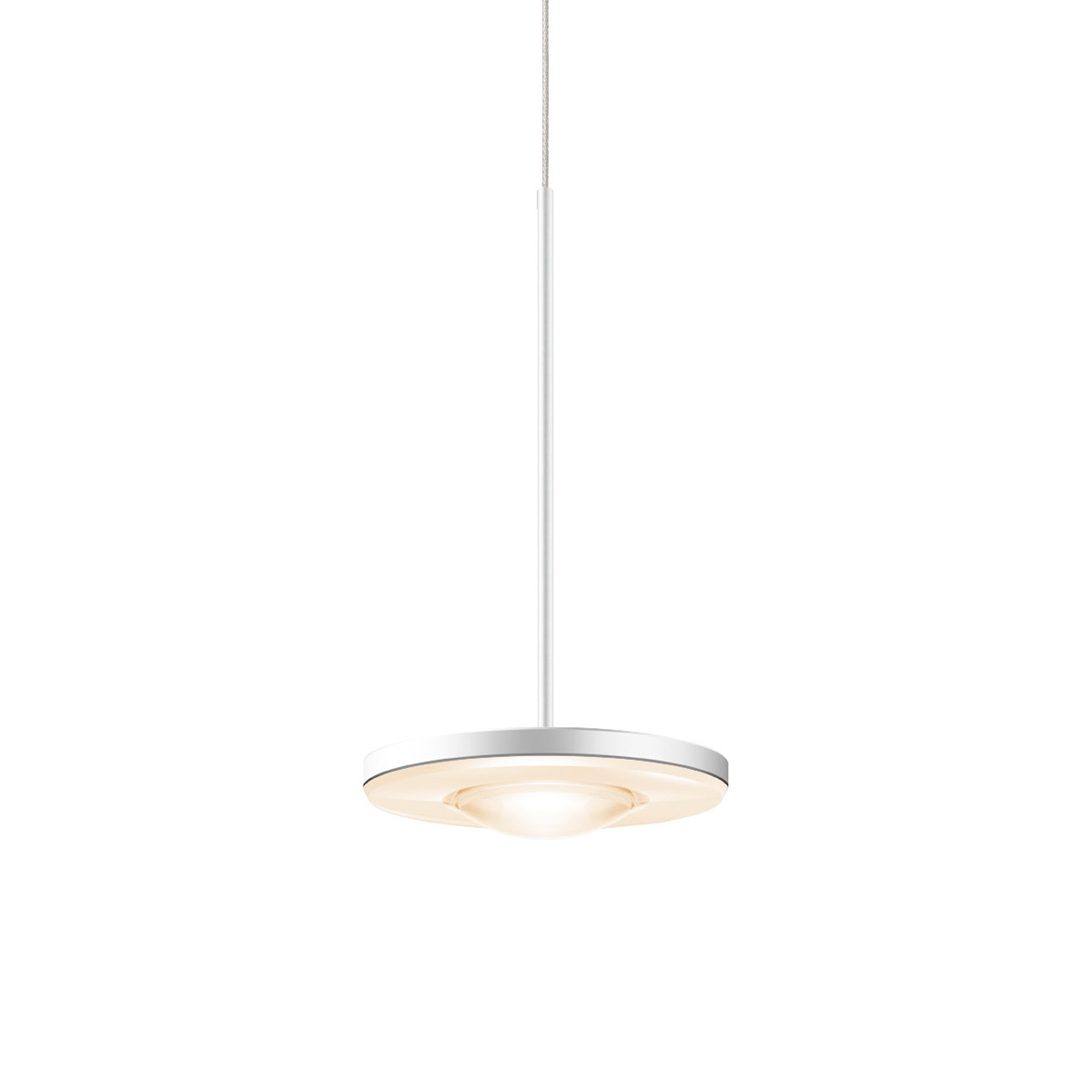 Bruck Euclid 80° AC S LED Pendelleuchte, weiß