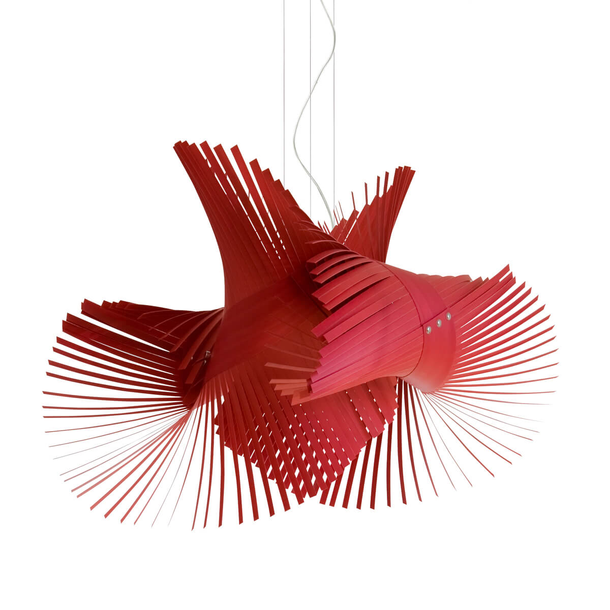 LZF Lamps MiniMikado Pendelleuchte, rot