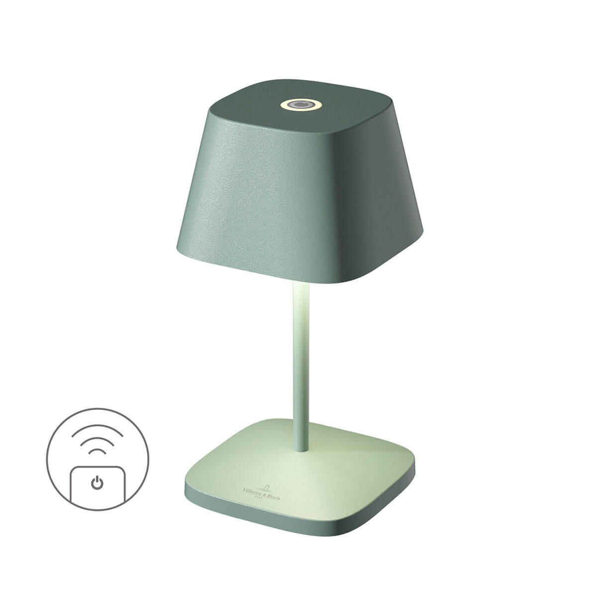 Villeroy & Boch Neapel RC LED Akkuleuchte, olivgrün