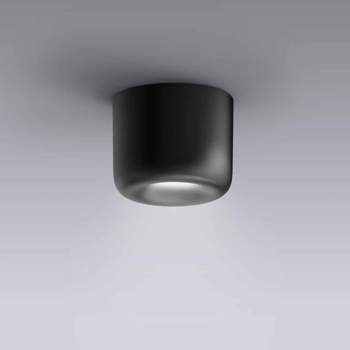 Serien.lighting Cavity Ceiling S LED Deckenleuchte, schwarz