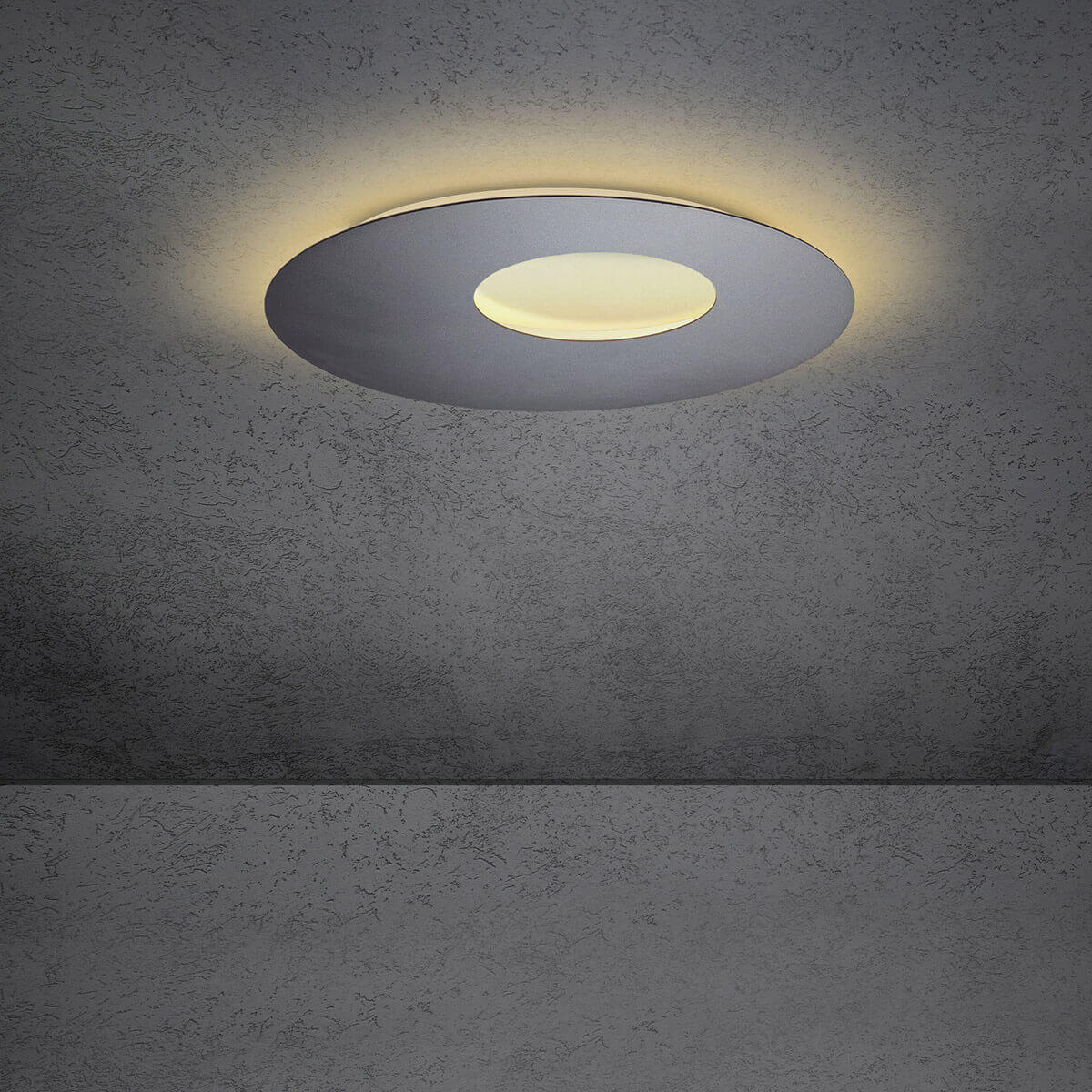 Escale Blade Open LED Wand- / Deckenleuchte, Ø: 59 cm, anthrazit