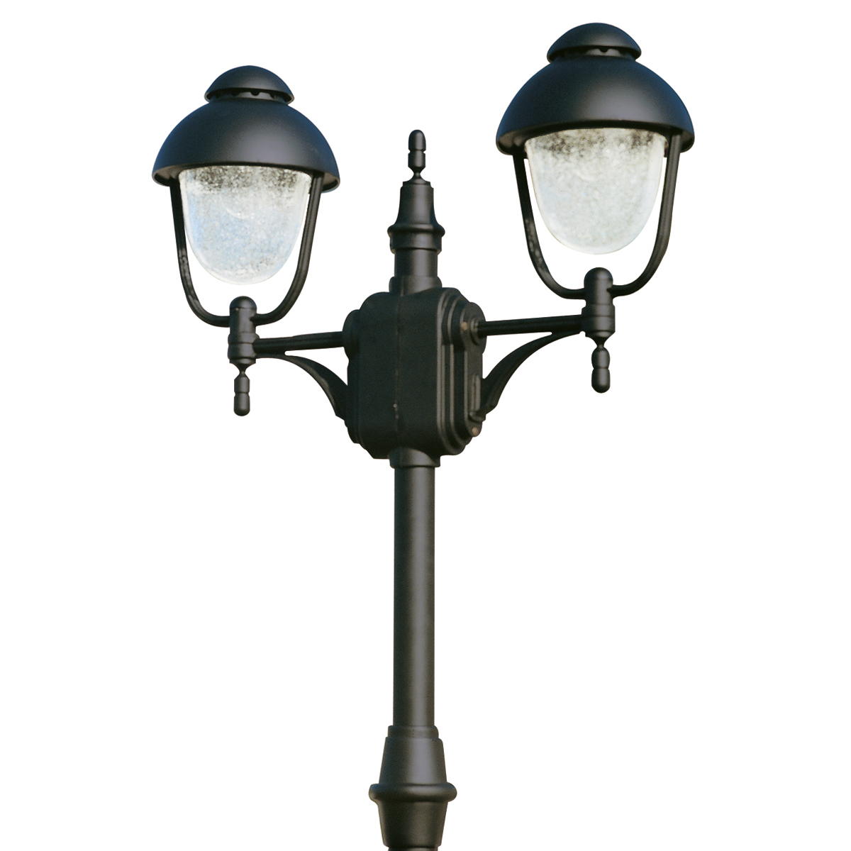 Albert Leuchten 2040 Mastleuchte, 2-flg., schwarz