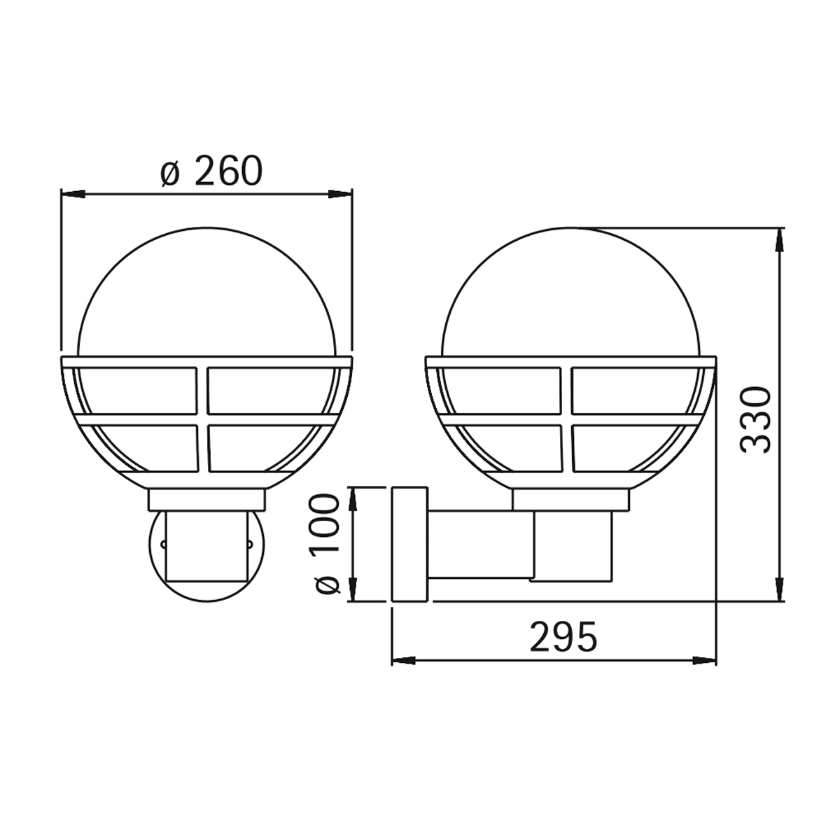 Albert Leuchten 0612 Außenwandleuchte