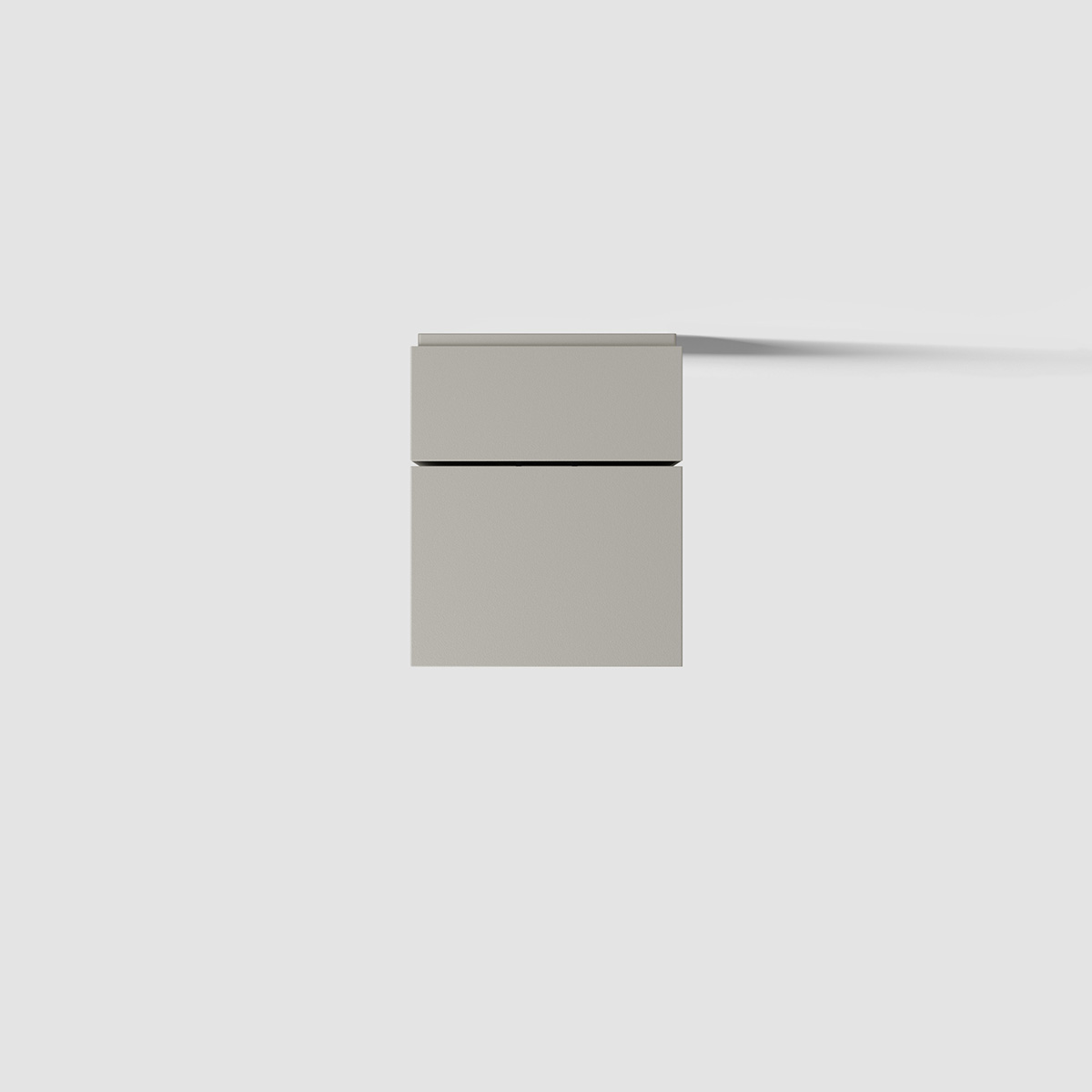 IP44.DE Pro S LED Deckenleuchte, space grey (grau)