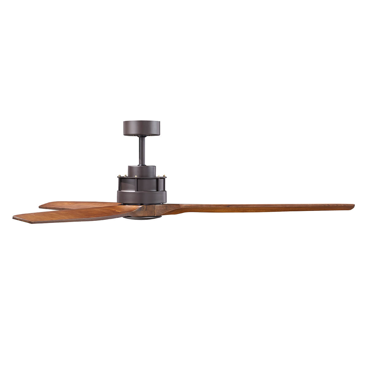 Beacon Lighting Lucci Air Airfusion Akmani Deckenventilator, Bronze matt, Flügel: Echtholz