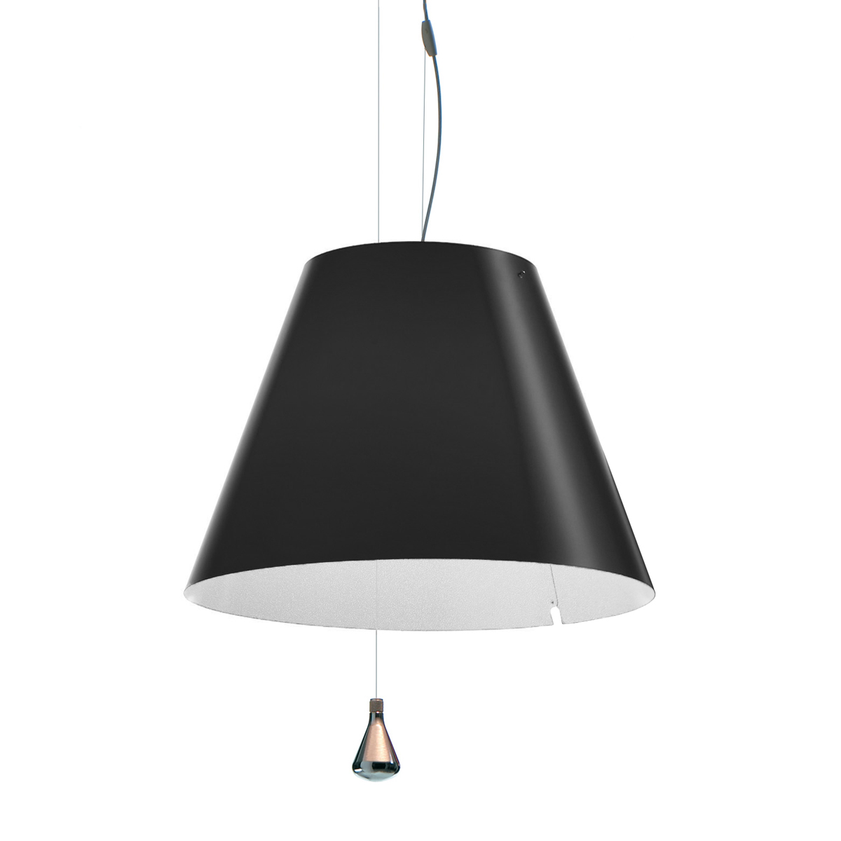 Luceplan Lady Costanza Sospensione, schwarz