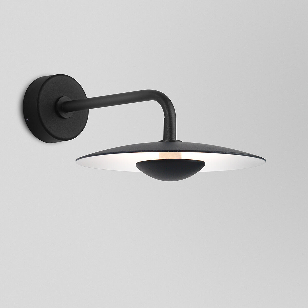 Marset Ginger 20A IP65 LED Wandleuchte, schwarz / weiß