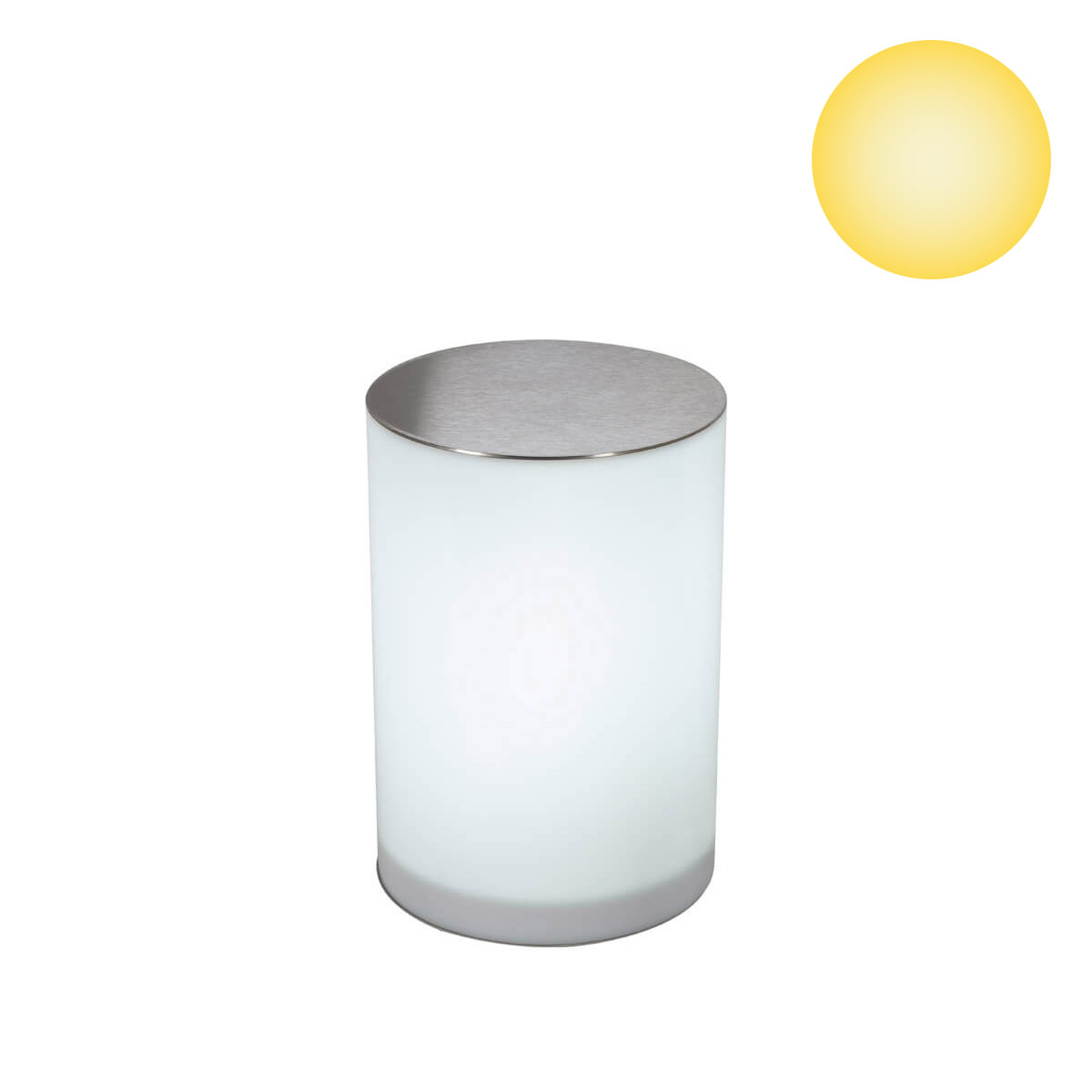 Epstein-Design Apollo LED Stehleuchte / Lichtsäule, Höhe: 31 cm, weiß