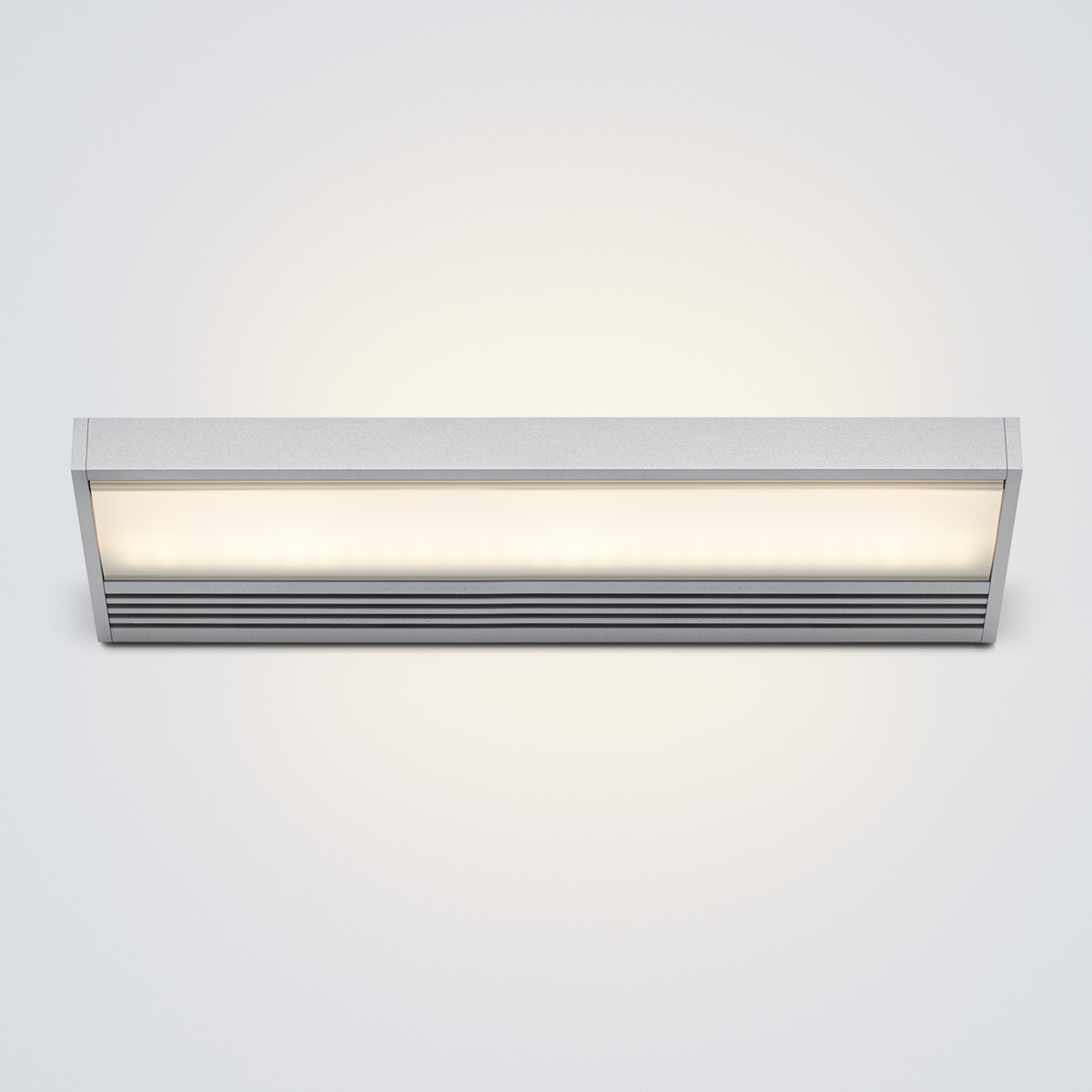Serien.lighting SML² 300 Wall LED, Alu silber, Gläser: satinée
