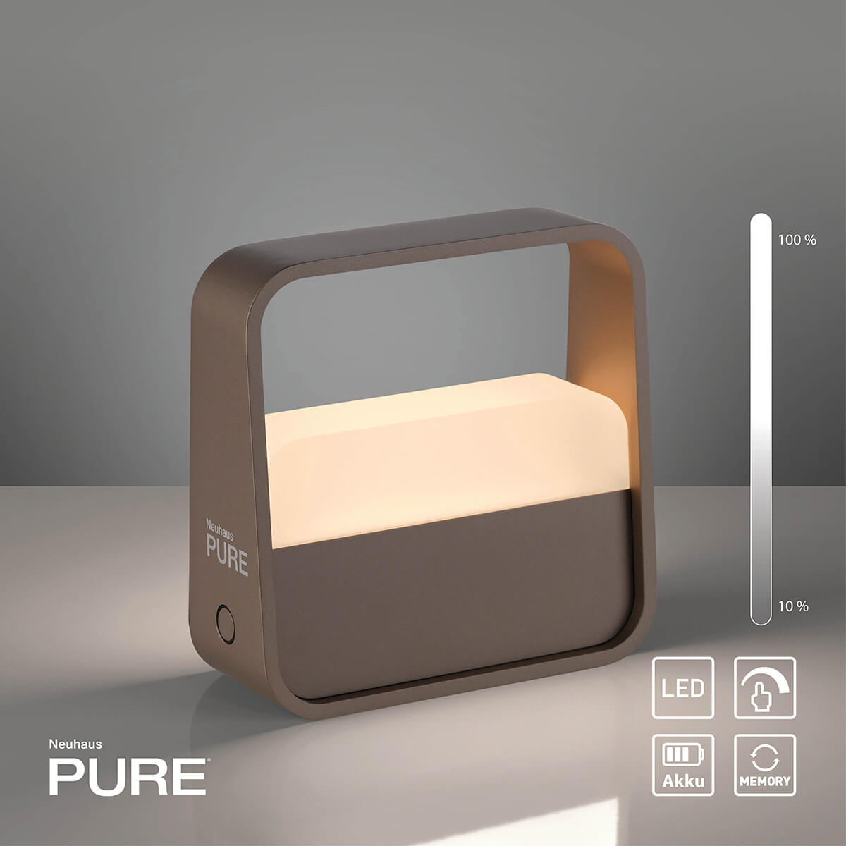 Neuhaus PURE Go LED Akkuleuchte, Bronze