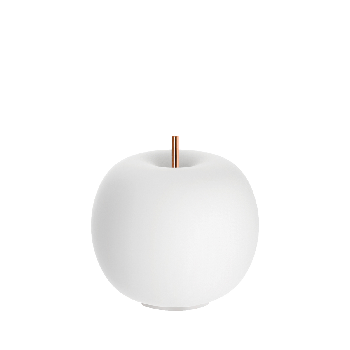 Kdln Kushi 16 mobile LED Akkuleuchte, opalweiß / Kupfer